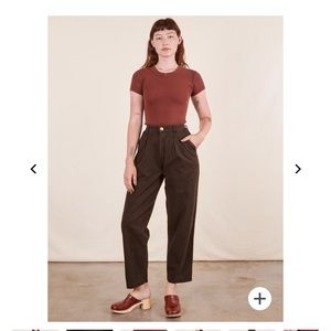 Big Bud Press Trousers in Espresso Brown, Size XS